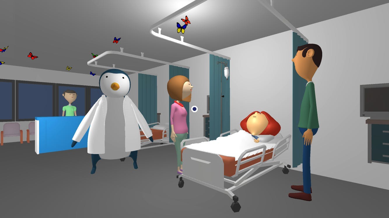 Kinderinsel APP, um mit Virtual Reality die Spitalangst von Kindern zu verbessern